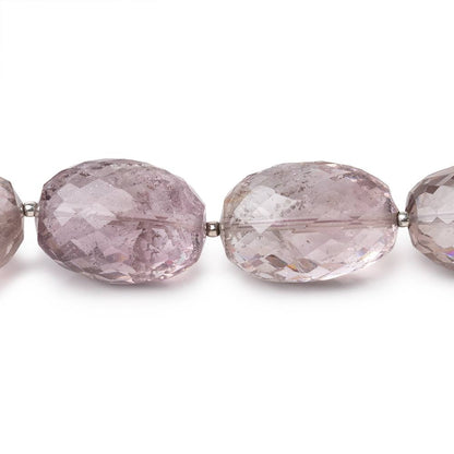 15x11-23x15mm Moss Amethyst Faceted Nuggets 16 inch 19 Beads