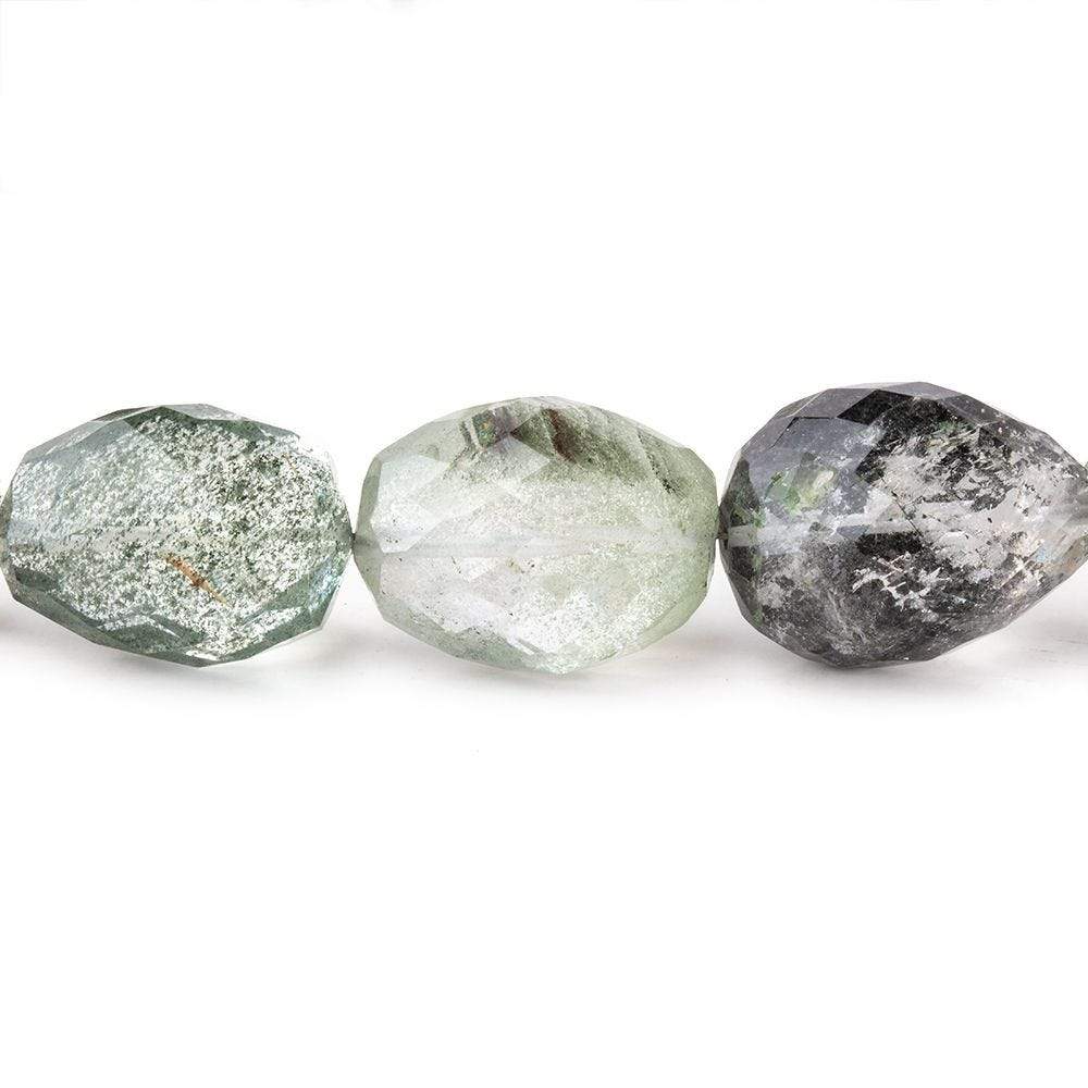 15x12-18x14mm Moss Quartz Nugget Beads 16 inch 25 pieces AA