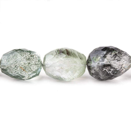 15x12-18x14mm Moss Quartz Nugget Beads 16 inch 25 pieces AA