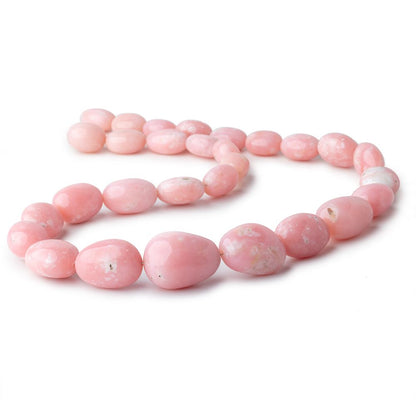 15x12-24x18mm Pink Peruvian Opal Plain Nugget Beads 20 inch 28 pieces AAA