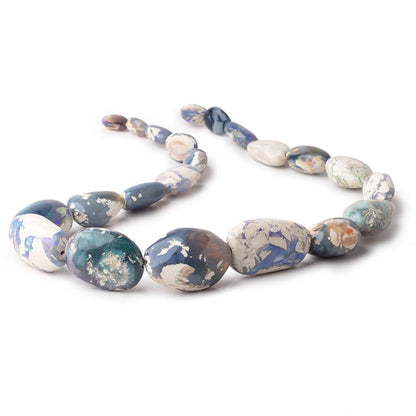 15x12-37x26mm Australian Opal with Matrix Plain Nuggets 22 inch 22 Beads AA