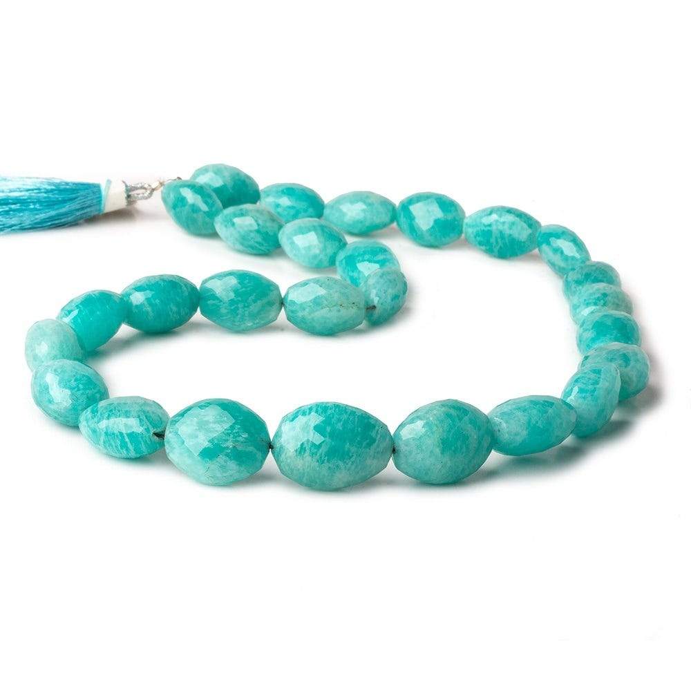 15-21mm Amazonite faceted nuggets 18 inch 27 beads AA
