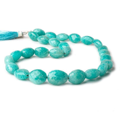15-21mm Amazonite faceted nuggets 18 inch 27 beads AA