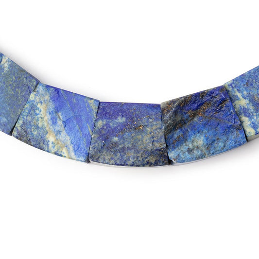 15x13-24x20mm Natural Lapis Lazuli Fancy Shape Collar 25 Beads