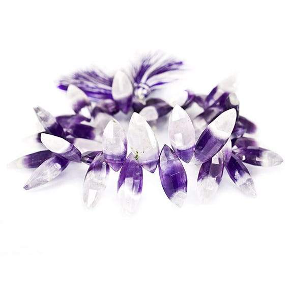 15x6-22x7mm Cape Amethyst faceted marquise Beads 8 inches 39 pieces AAA