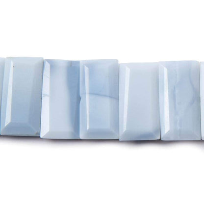 15x7mm Owyhee Denim Blue Opal Emerald Cut Beads 7.75 inch 28 pieces