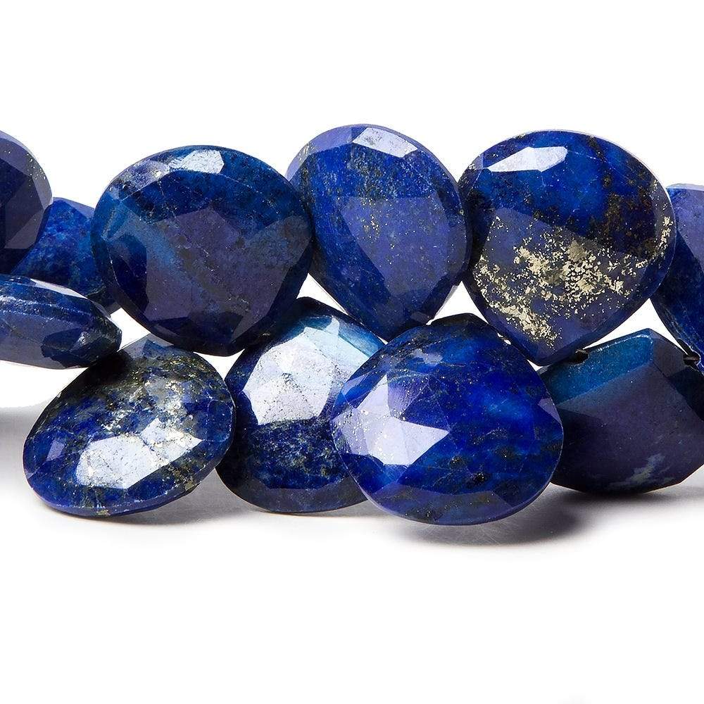 16-18mm Lapis Lazuli Heart Briolette 8 inch 28 pieces