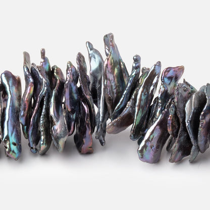 16-29mm Peacock Center Drilled Ultra Keshi Freshwater Pearls 16 inch 150 Beads