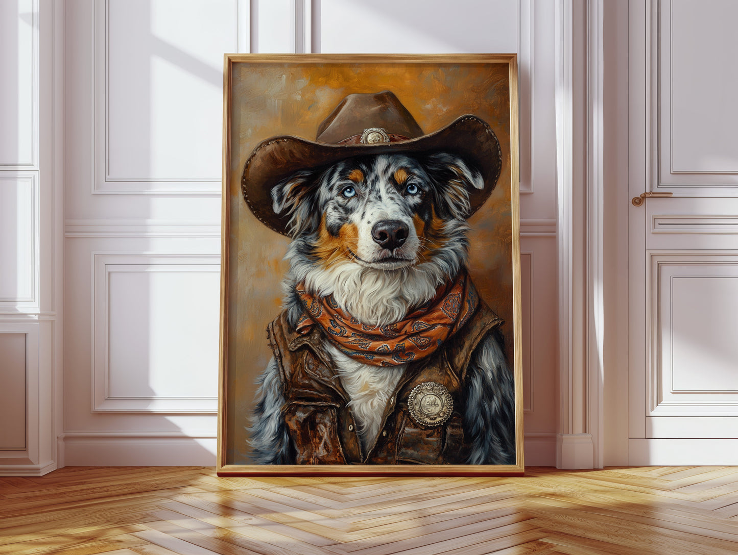 Australian Shepard Sheriff of the Painted Plains