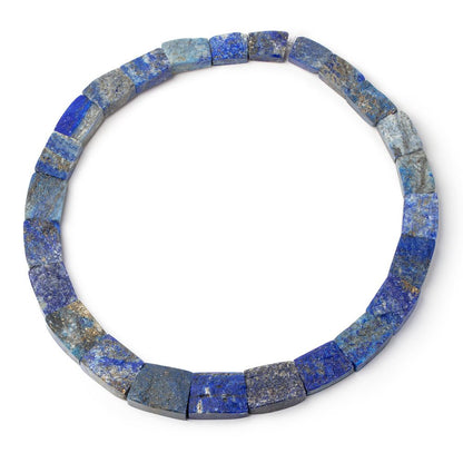 16.5x13-24x20mm Matte Lapis Lazuli Fancy Shape Collar 25 beads