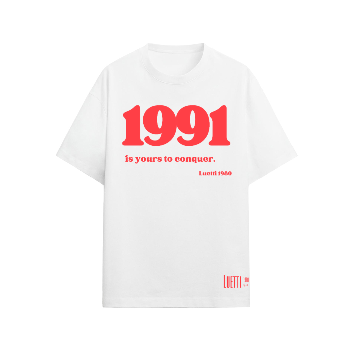 1991 Infrared White Tee - Unisex Relaxed Fit