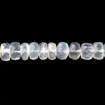 6-6.5mm Ceylon Moonstone Faceted Rondelle Beads 13 inch 80 pieces