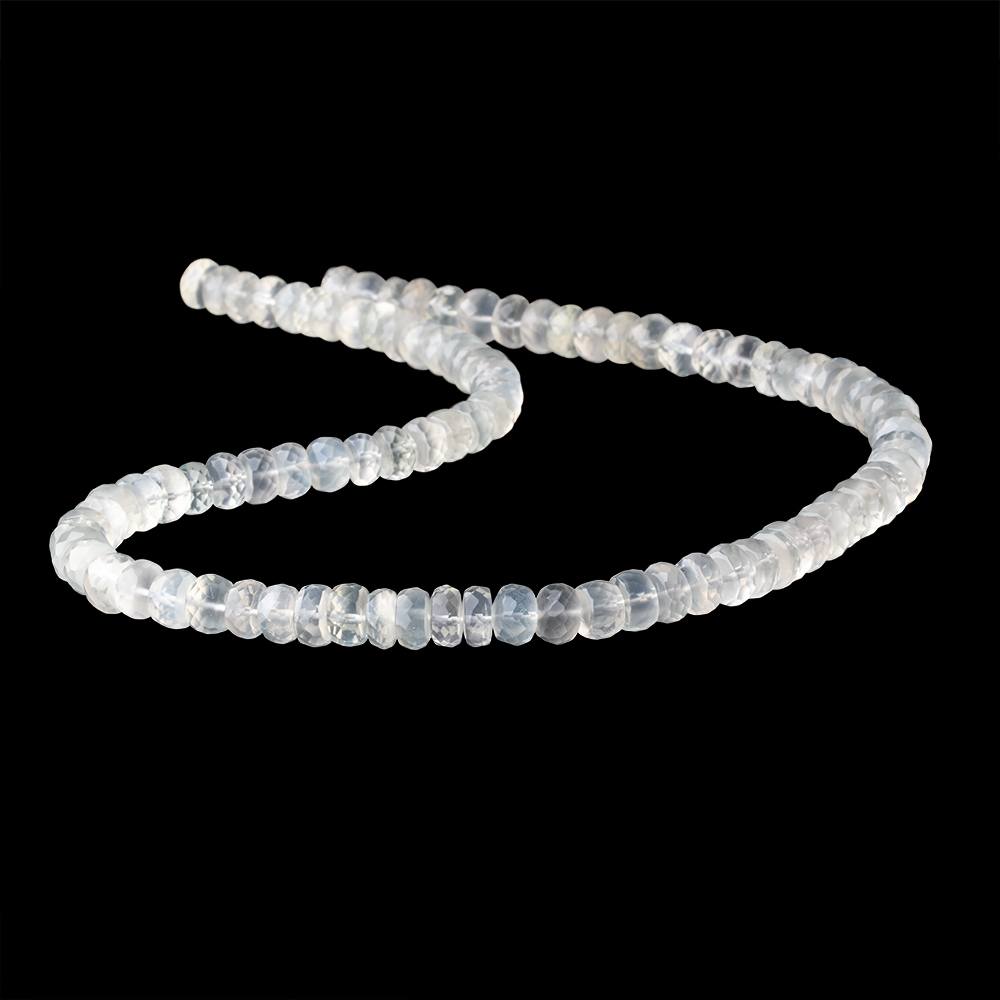 6-6.5mm Ceylon Moonstone Faceted Rondelle Beads 13 inch 80 pieces