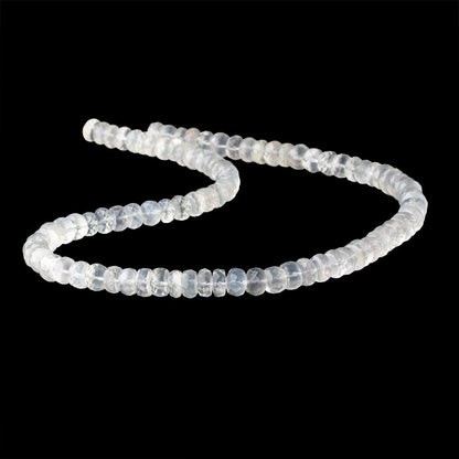 6-6.5mm Ceylon Moonstone Faceted Rondelle Beads 13 inch 80 pieces