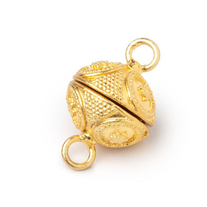 16mm Miligrain Ringed Star Design Magnetic Clasp 1 piece