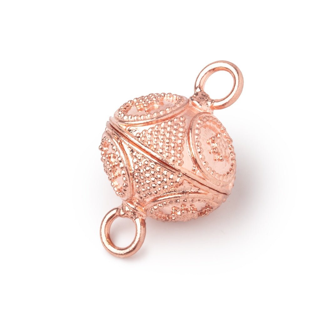 16mm Miligrain Ringed Star Design Magnetic Clasp 1 piece