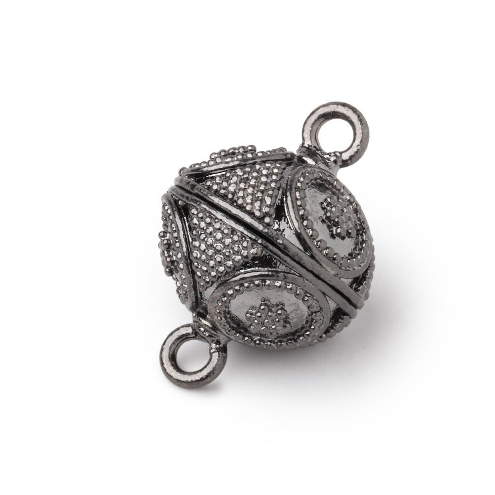 16mm Miligrain Ringed Star Design Magnetic Clasp 1 piece