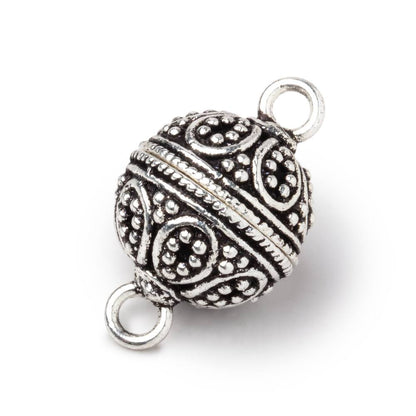 16mm Miligrain Tear Drop Design Round Magnetic Clasp 1 piece