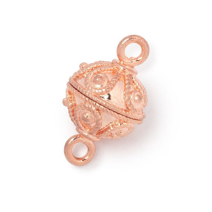 16mm Roped Tear Drop Design Round Magnetic Clasp 1 piece