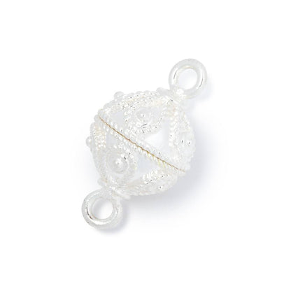 16mm Roped Tear Drop Design Round Magnetic Clasp 1 piece