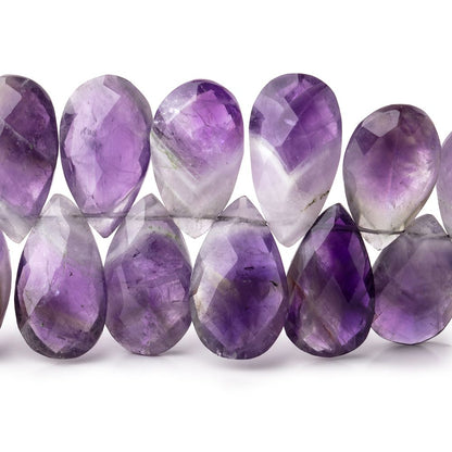 22x12-24x14mm Cape Amethyst Faceted Pear Beads 8 inch 35 pieces