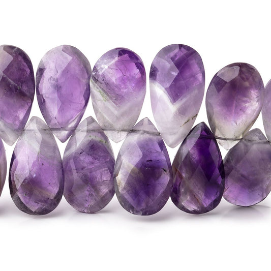 22x12-24x14mm Cape Amethyst Faceted Pear Beads 8 inch 35 pieces