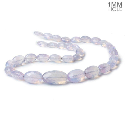 16x11-26x15mm Lavender Opal straight drilled faceted nuggets 20 inch 33 beads AA large hole