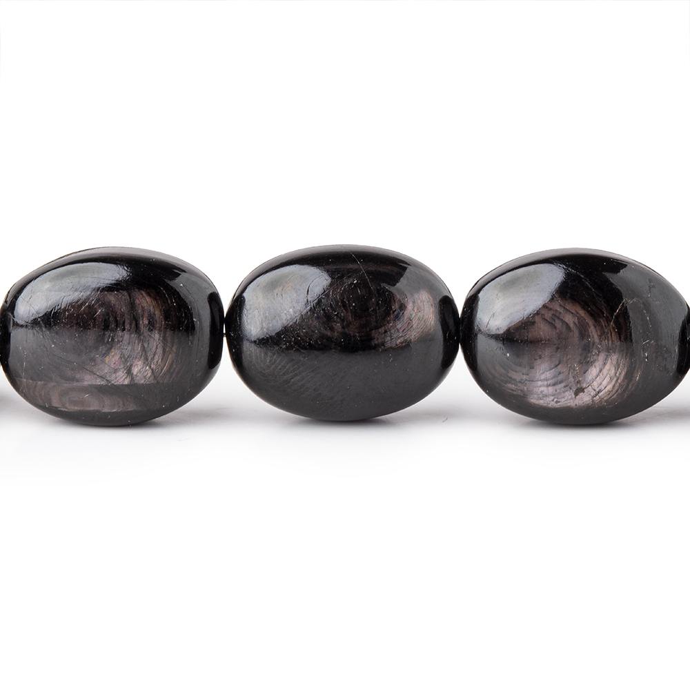 16x12-17x13mm Hypersthene plain oval beads 17 inches 27 pieces AAA