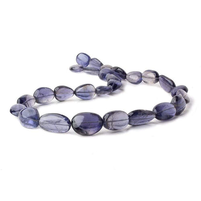 16x12-26x14mm Iolite plain nugget beads 20 inch 27 pieces AA