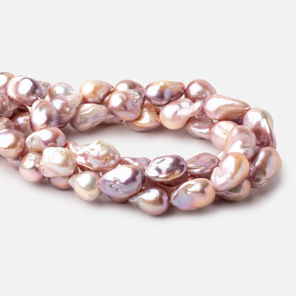 16x13-21x16mm Tri-Color Ultra Baroque Freshwater Pearls 15.5 inch 20 pieces AA