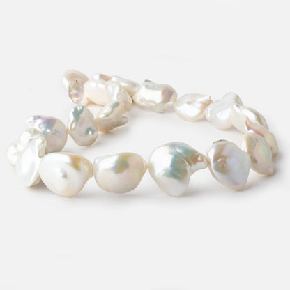 16x20-20x22mm Off White Ultra Baroque Freshwater Pearl 16 inch 20 pieces A