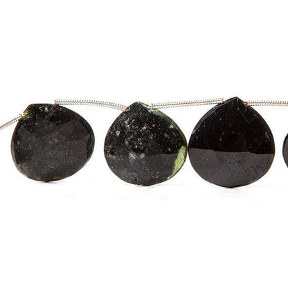 17-18mm Green Tourmaline Heart Briolette