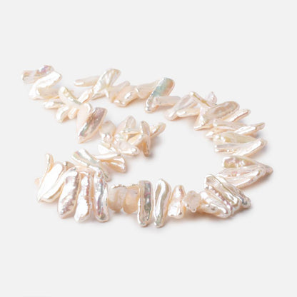 17-20mm Cream Biwa Freshwater Pearls 16 inch 60 beads AAA