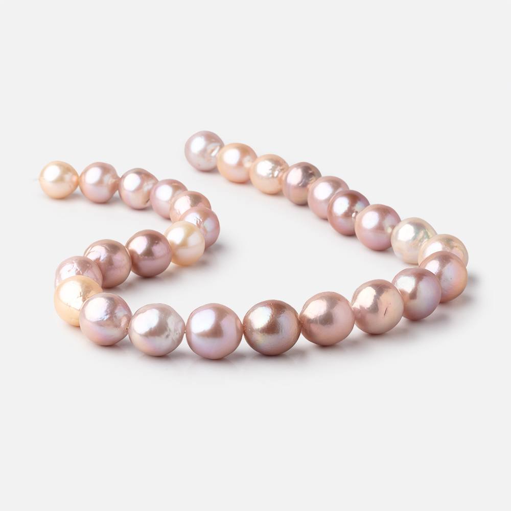 13-15mm Multi-Color Ultra Baroque Freshwater Pearls 16.5 inch 28 Beads AAA