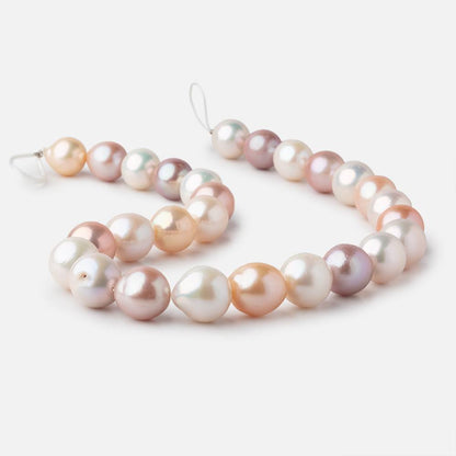 14-16mm Tri-Color Ultra Baroque Freshwater Pearls 16 inch 27 beads AAA