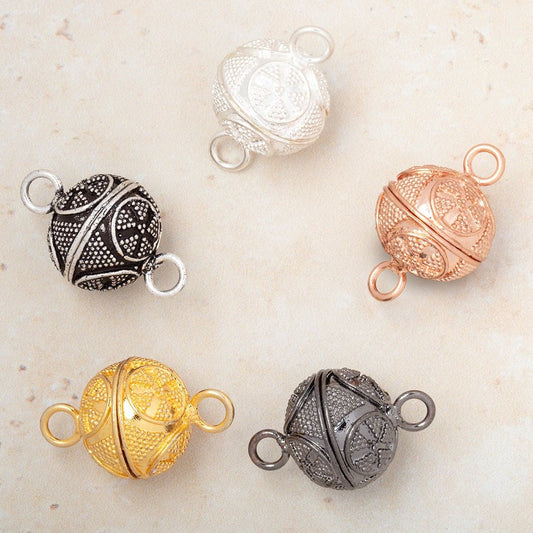 17.5mm Roval Miligrain Design Magnetic Clasp 1 piece