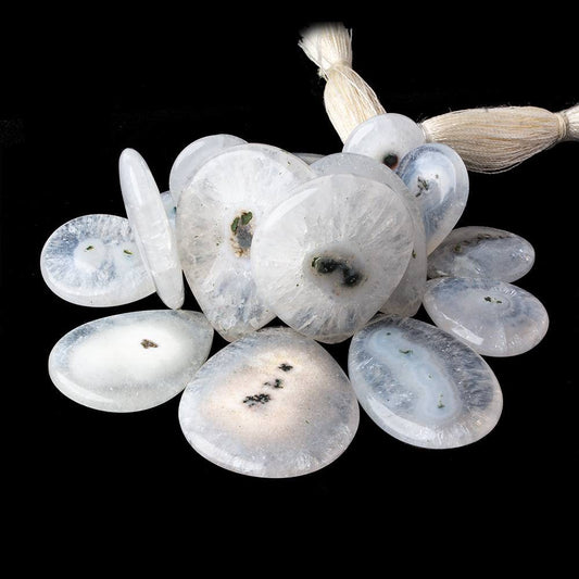 17.5x11-36x27mm Solar Quartz Plain Pear Beads 5 inch 18 pieces