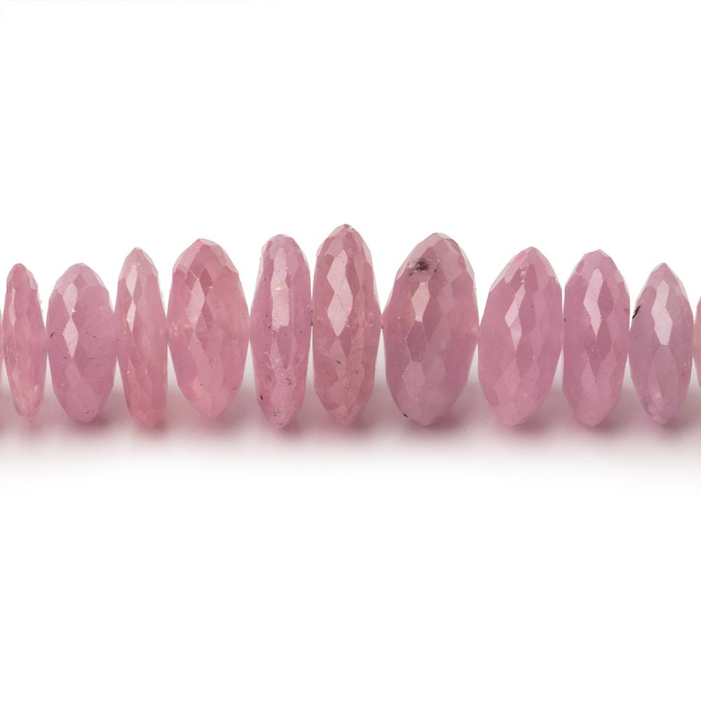 5-12mm Ruby German Faceted Rondelle Beads 16 inch 122 pieces