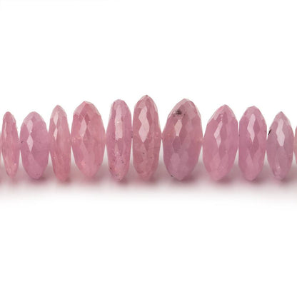 5-12mm Ruby German Faceted Rondelle Beads 16 inch 122 pieces