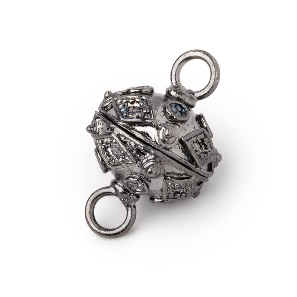 17mm Circle & Kite Design Magnetic Clasp 1 piece