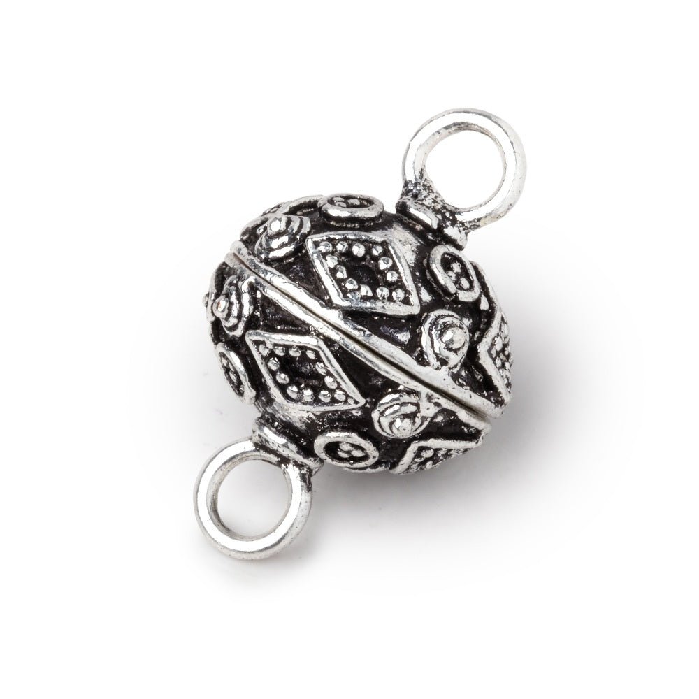 17mm Circle & Kite Design Magnetic Clasp 1 piece