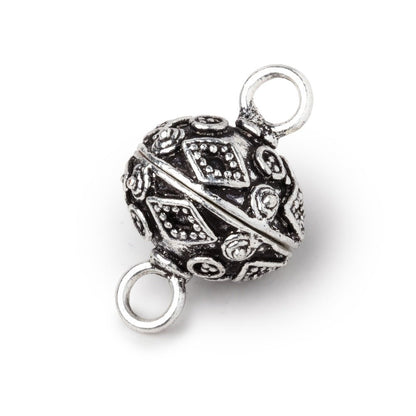 17mm Circle & Kite Design Magnetic Clasp 1 piece