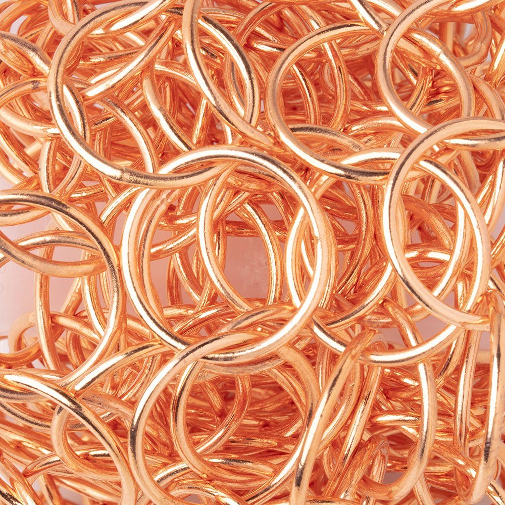 17mm Copper Plain Round Link Chain