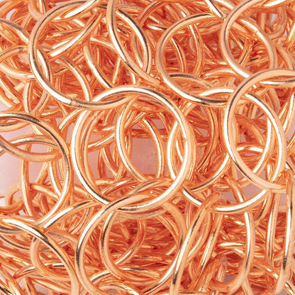17mm Copper Plain Round Link Chain