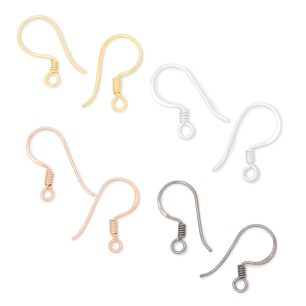 17mm Wire Wrapped Ear Wire 10 pieces