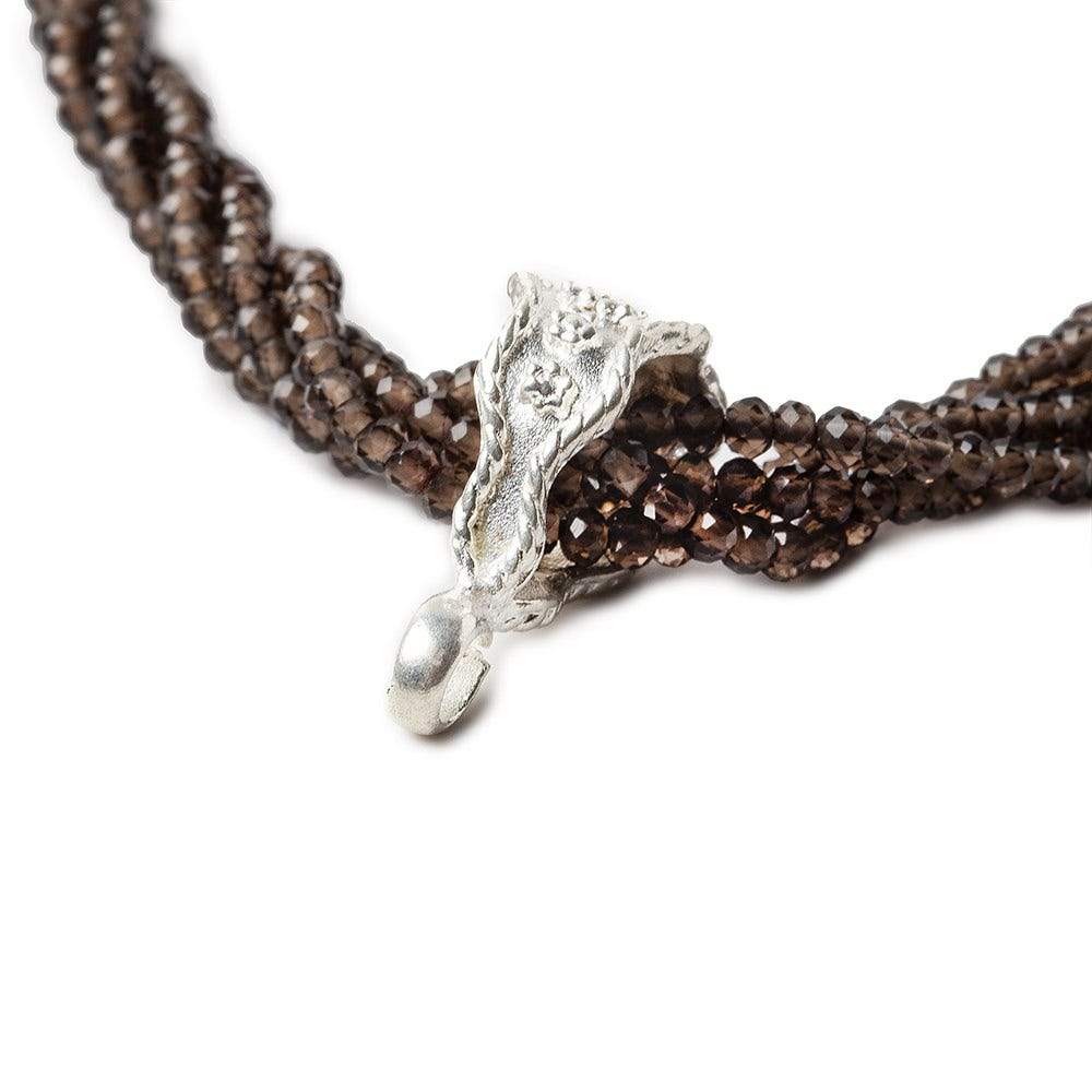 17x10x7mm Sterling Silver Bail Set of 2