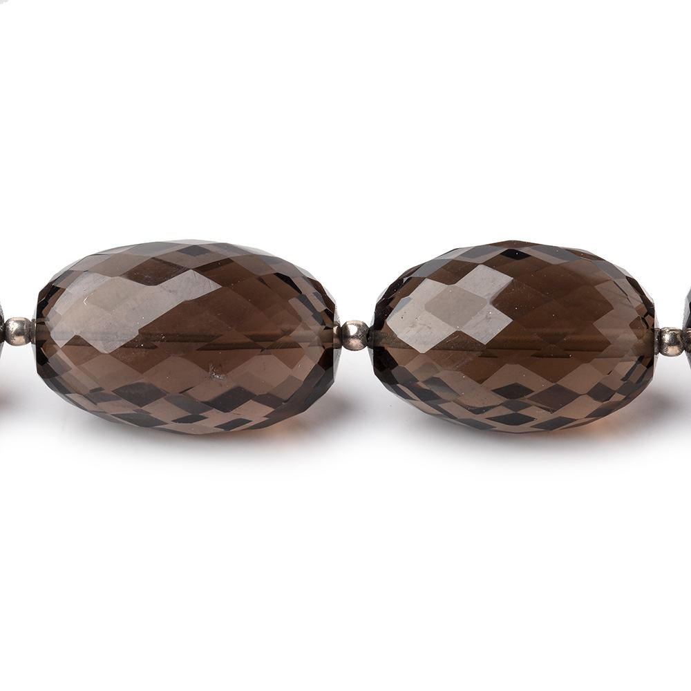 17x11-23x14mm Smoky Quartz faceted nugget beads 16 inch 20 pieces AA
