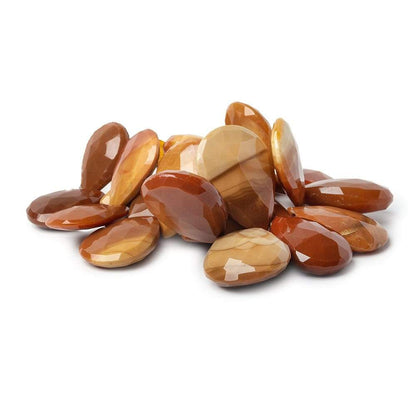 17x12-23x17mm Bruno Jasper Faceted Pear Briolette 4 inch 23 beads AA