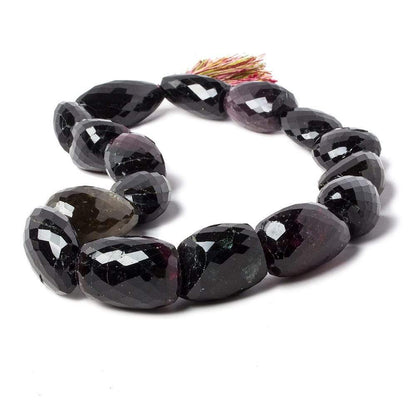 18-33mm Polychromatic Tourmaline Faceted Nuggets 16 pcs