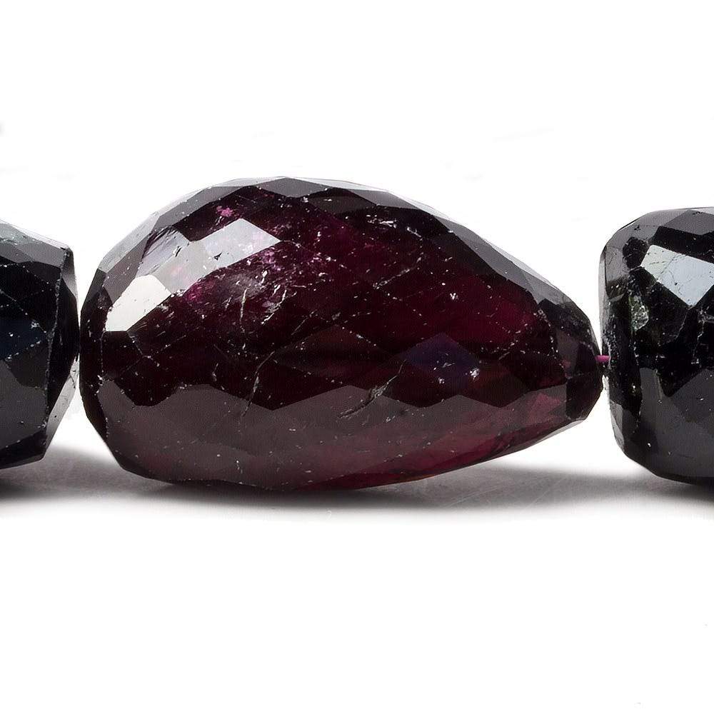 18-33mm Polychromatic Tourmaline Faceted Nuggets 16 pcs